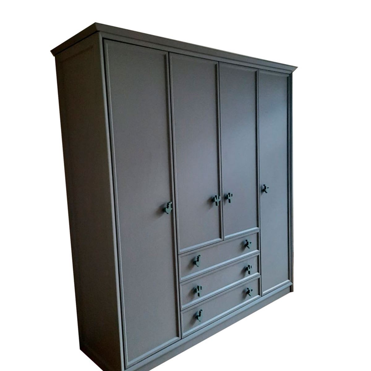 Mukabo Linda Bebek Odası 4 Kapak Çekmeceli Gardrop