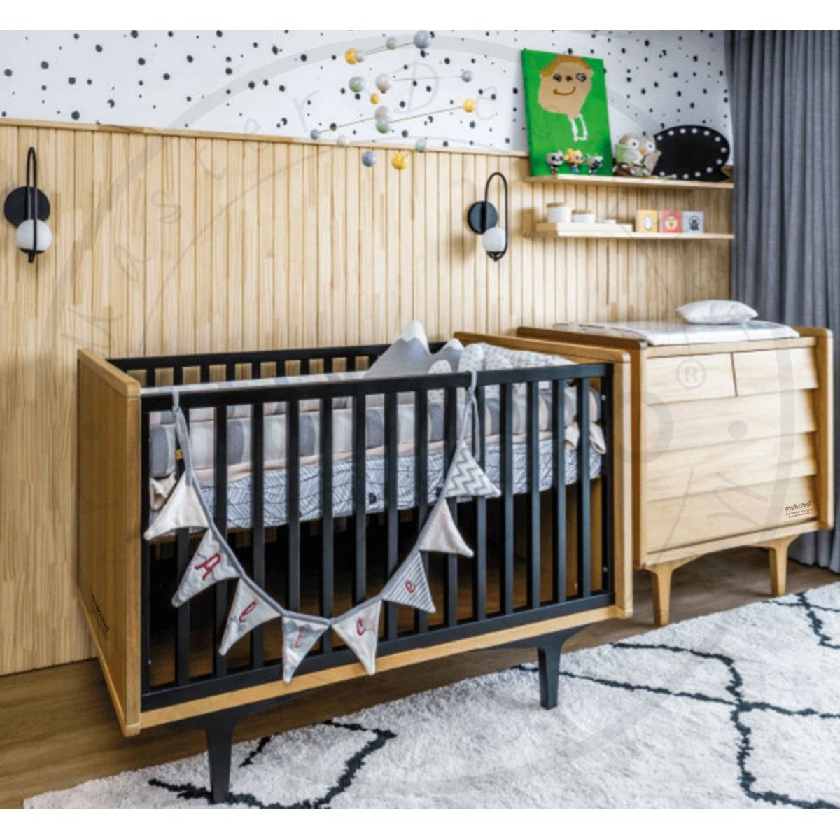 Mukabo Uno Bebek Çocuk Ahşap Şifonyer 4.800,00 TL