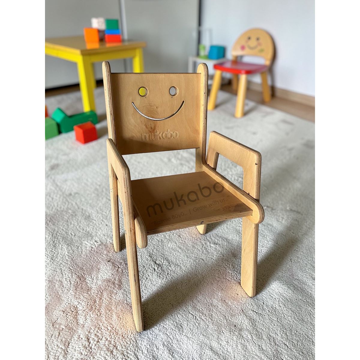 Mukabo Smart Ahşap Çocuk Sandalye