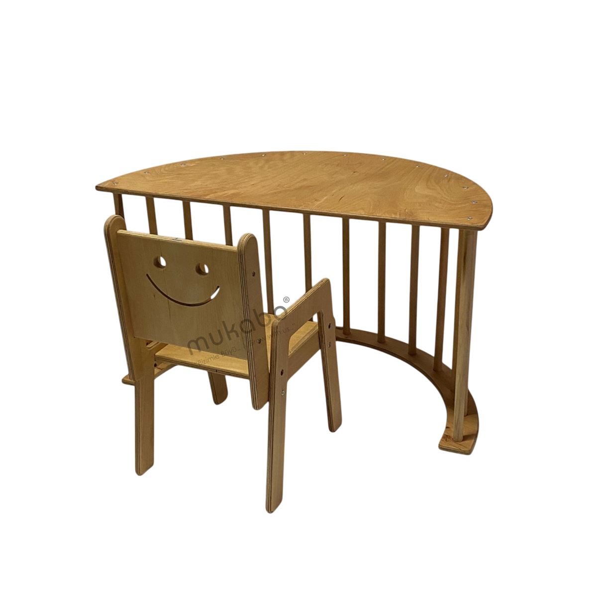 Mukabo Smart Ahşap Çocuk Sandalye