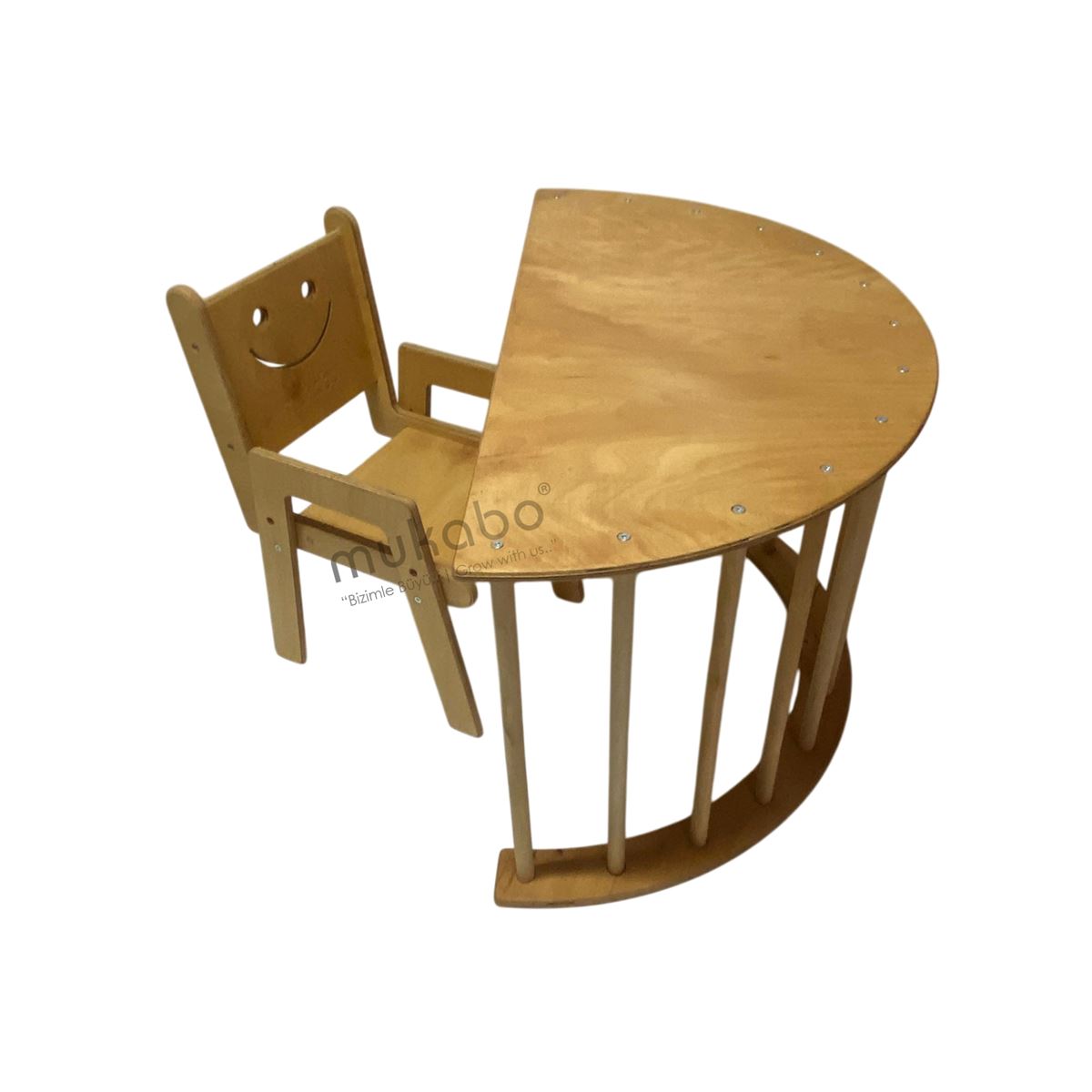Mukabo Smart Ahşap Çocuk Sandalye
