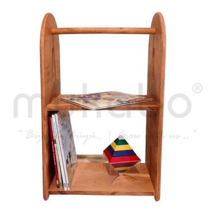 Mukabo Mon Ahşap Çocuk Montessori Kitaplık
