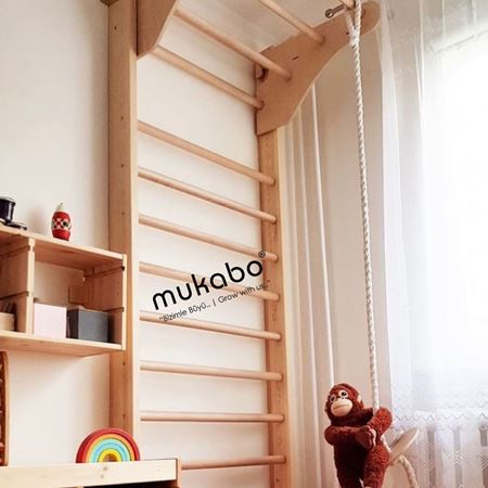 Mukabo Vego İsveç Tırmanma Duvarı Pikler Tırmanma Merdiveni