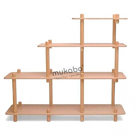 Mukabo Milo Ahşap Çocuk Kitaplık