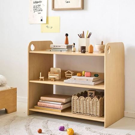 Mukabo FirstShelf Ahşap Çocuk Montessori Kitaplık